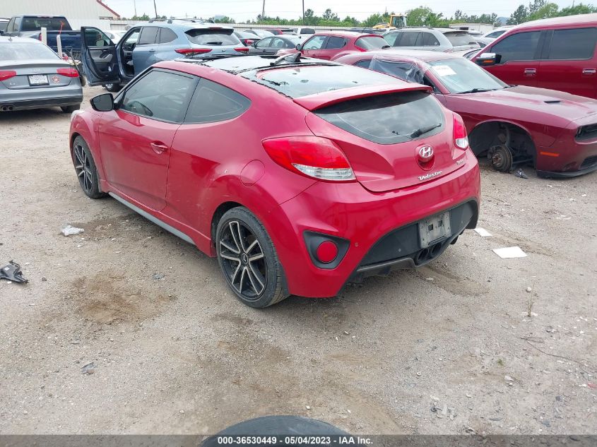 2015 HYUNDAI VELOSTER TURBO - KMHTC6AE7FU234506