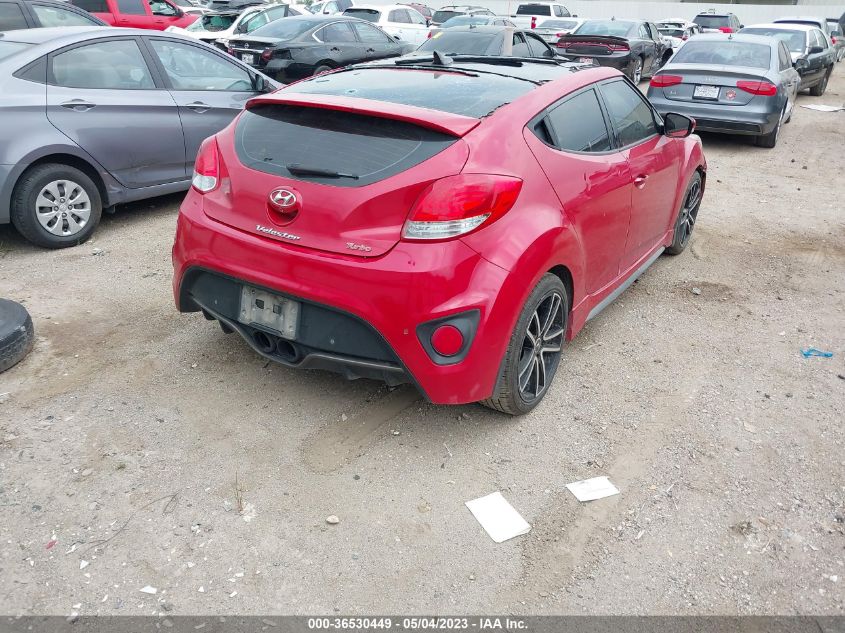 2015 HYUNDAI VELOSTER TURBO - KMHTC6AE7FU234506