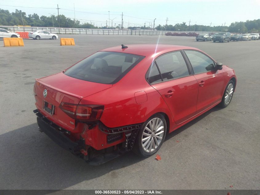 2016 VOLKSWAGEN JETTA SEDAN 1.8T SPORT - 3VWD17AJ6GM285449