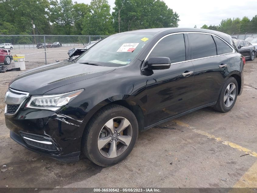 2014 ACURA MDX - 5FRYD3H29EB004716