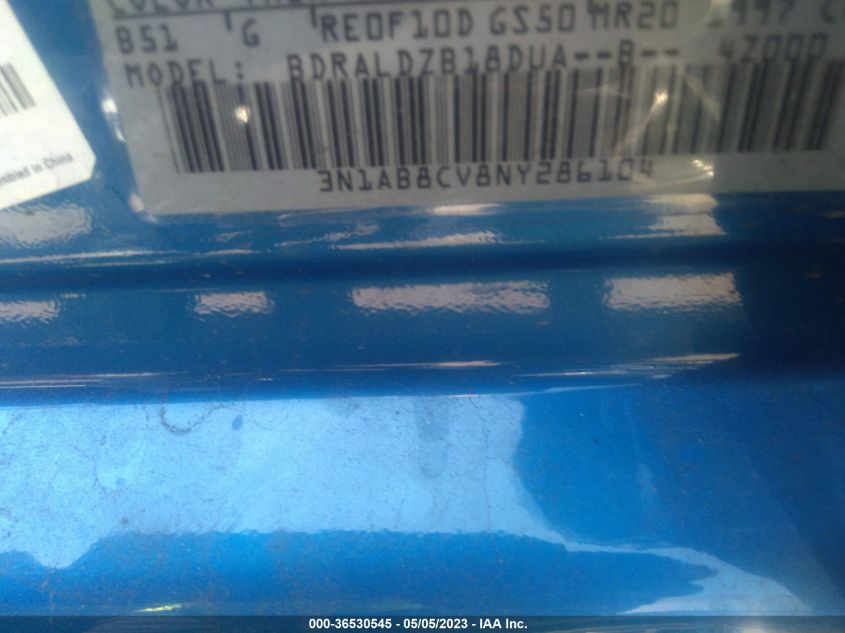 2022 NISSAN SENTRA SV - 3N1AB8CV8NY286104