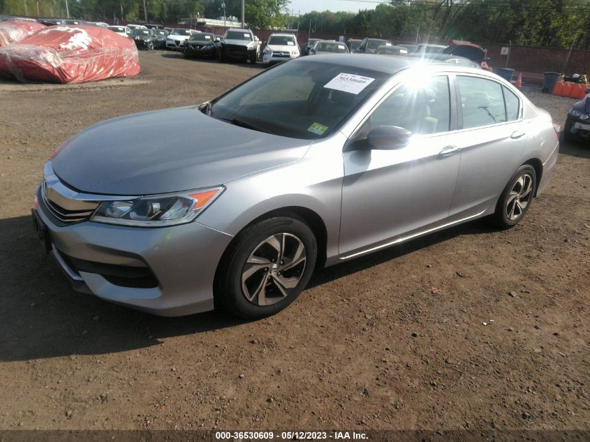 2016 HONDA ACCORD SEDAN LX - 1HGCR2F36GA082533