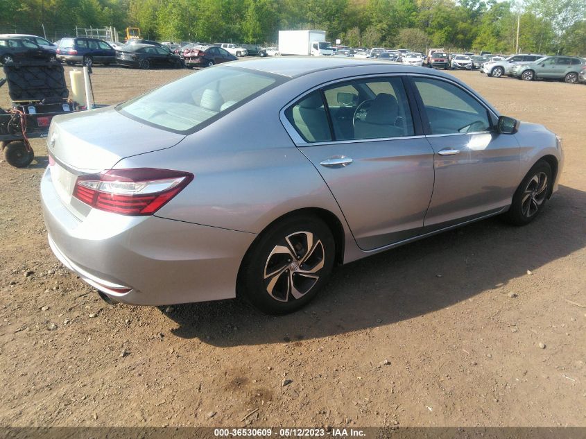 2016 HONDA ACCORD SEDAN LX - 1HGCR2F36GA082533