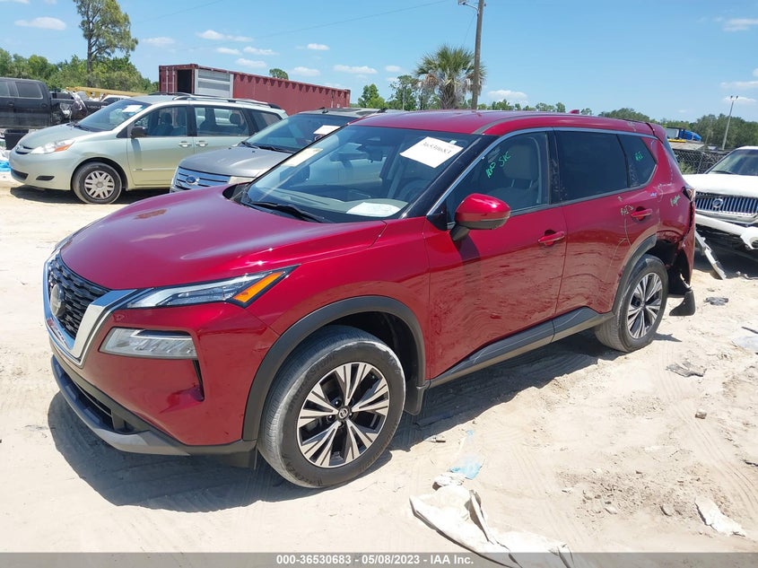 VIN JN8AT3BA0MW009887 2021 NISSAN ROGUE SV
