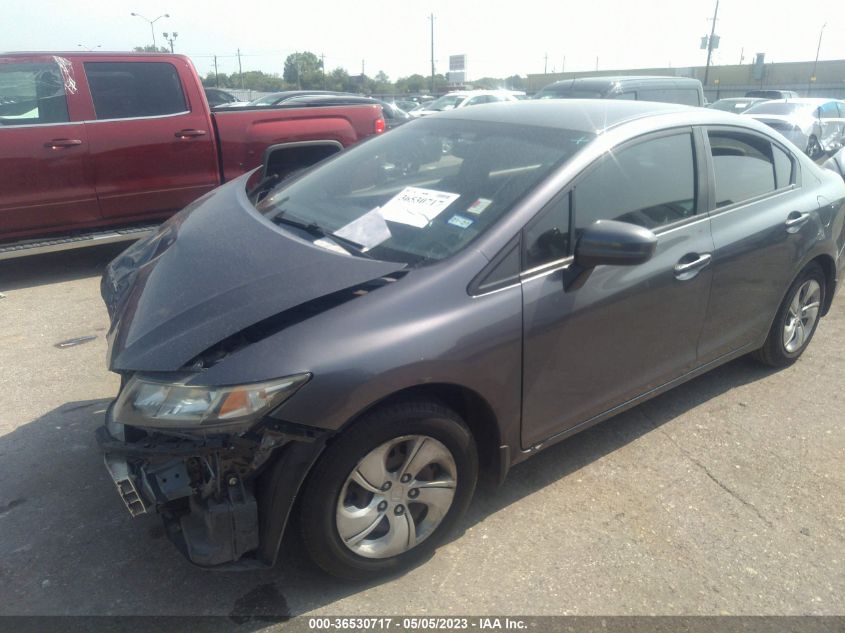 2014 HONDA CIVIC SEDAN LX - 19XFB2F55EE023730
