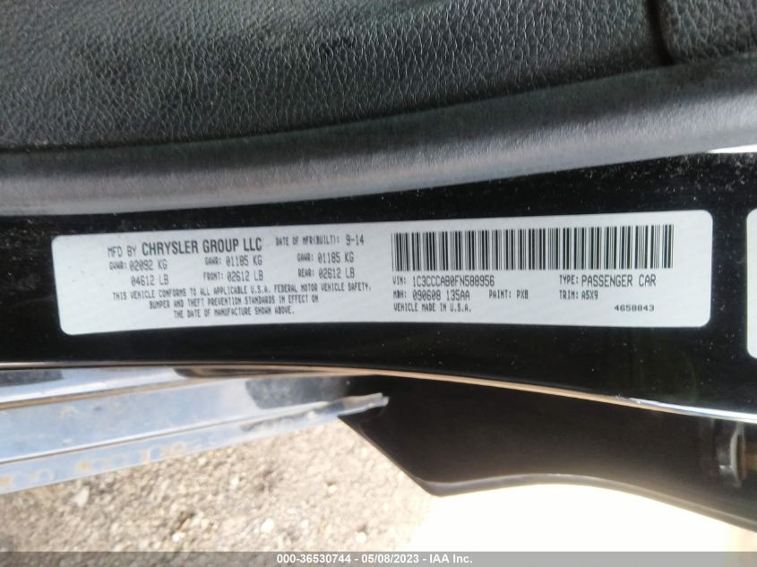 2015 CHRYSLER 200 LIMITED - 1C3CCCAB0FN588956
