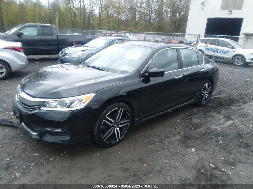 2017 HONDA ACCORD SEDAN SPORT SE - 1HGCR2F14HA065679