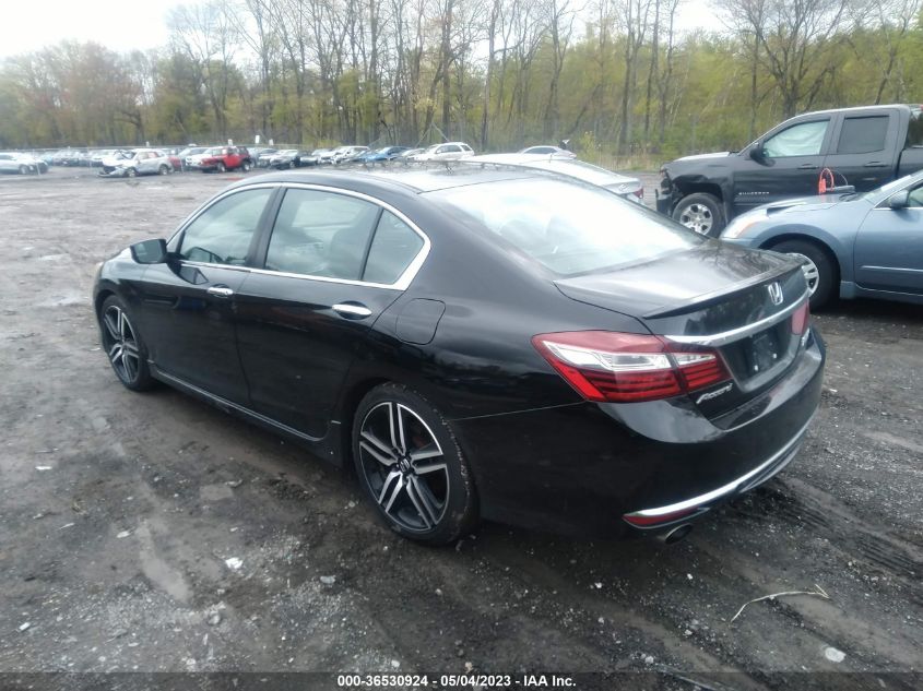 2017 HONDA ACCORD SEDAN SPORT SE - 1HGCR2F14HA065679