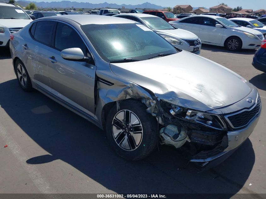 2013 KIA OPTIMA HYBRID LX - KNAGM4AD7D5042392