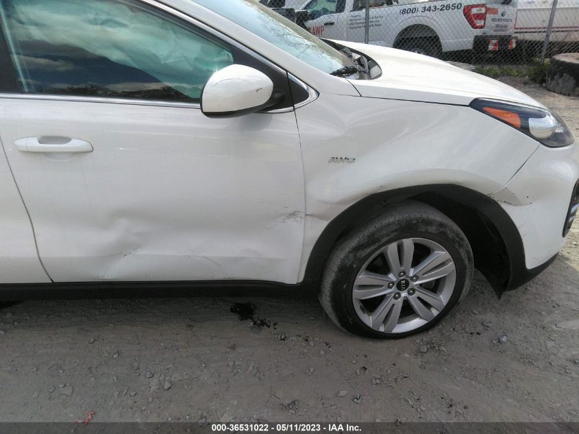 2019 KIA SPORTAGE LX - KNDPMCAC6K7627941