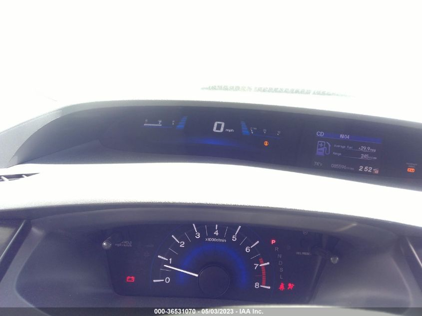 2014 HONDA CIVIC SEDAN EX-L - 19XFB2F91EE261013