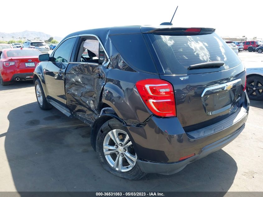 2016 CHEVROLET EQUINOX LS - 2GNALBEK2G6306644