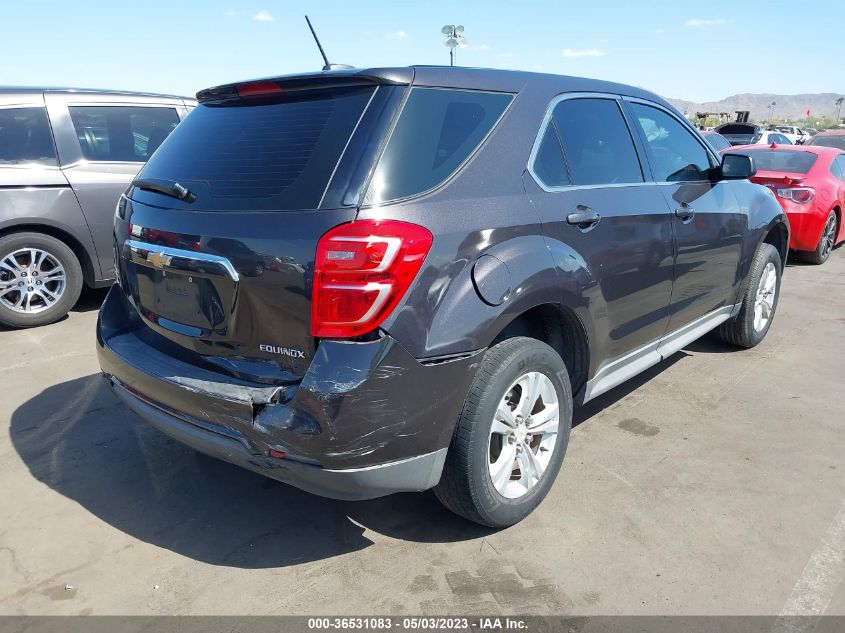 2016 CHEVROLET EQUINOX LS - 2GNALBEK2G6306644