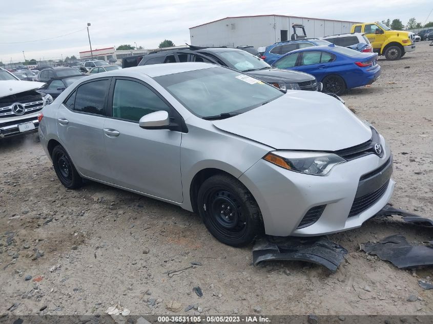 2016 TOYOTA COROLLA L/LE/S/S PLUS/LE PLUS - 5YFBURHEXGP559251