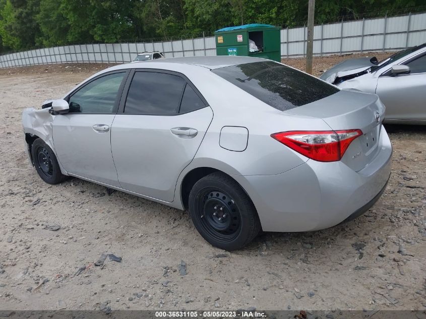 2016 TOYOTA COROLLA L/LE/S/S PLUS/LE PLUS - 5YFBURHEXGP559251
