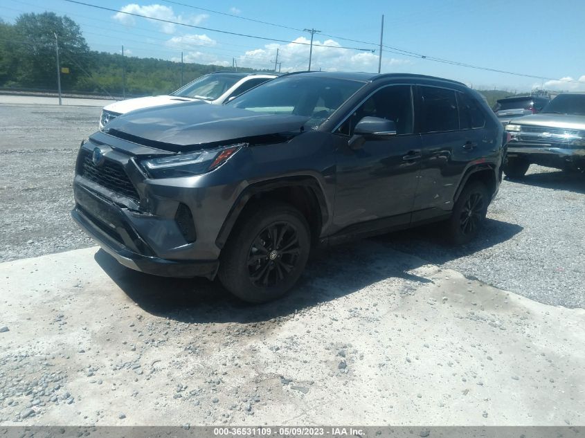 2022 TOYOTA RAV4 HYBRID SE - 4T3T6RFVXNU071034