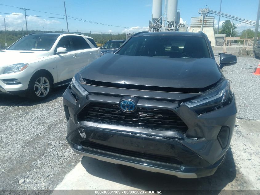 2022 TOYOTA RAV4 HYBRID SE - 4T3T6RFVXNU071034