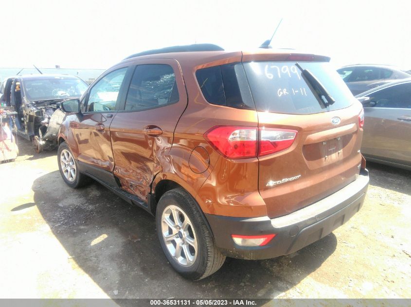 2018 FORD ECOSPORT SE - MAJ3P1TE1JC226799