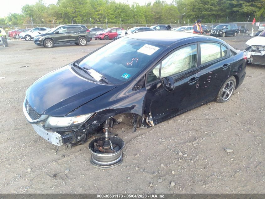 2015 HONDA CIVIC SEDAN SE - 19XFB2F79FE220130