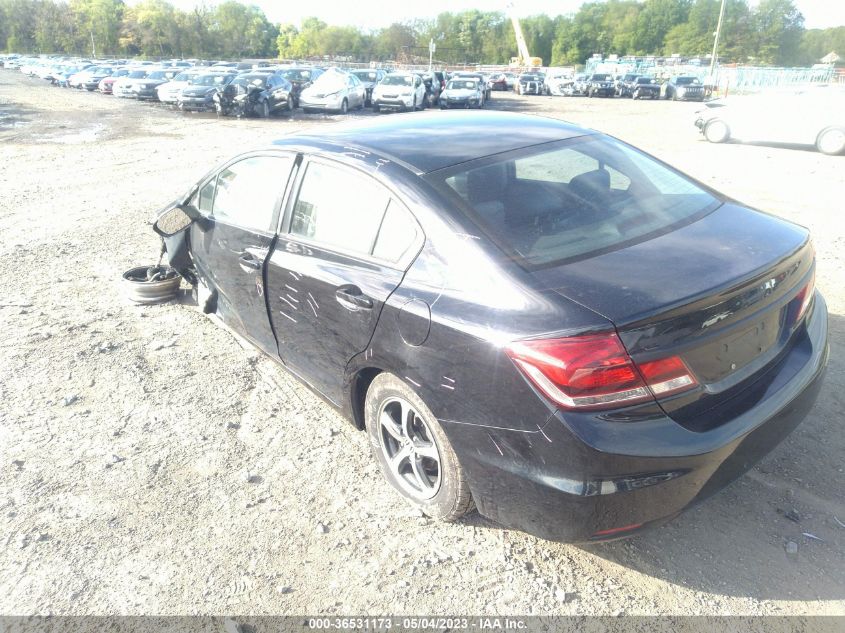 2015 HONDA CIVIC SEDAN SE - 19XFB2F79FE220130