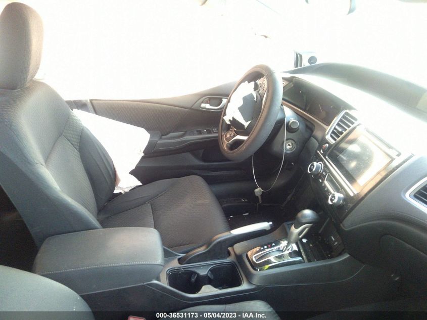 2015 HONDA CIVIC SEDAN SE - 19XFB2F79FE220130