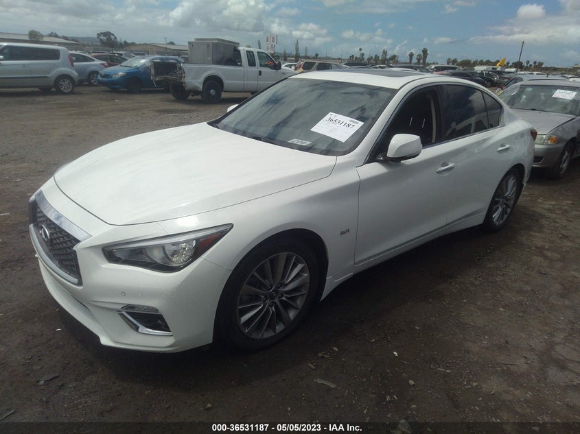 VIN JN1EV7AP0JM354352 2018 INFINITI Q50 3.0T LUXE