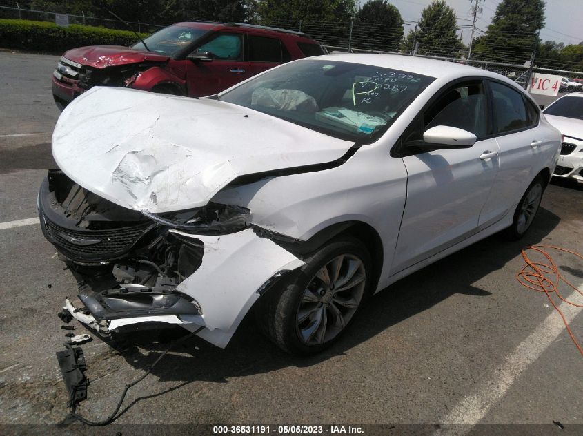 2015 CHRYSLER 200 S - 1C3CCCBB1FN670287