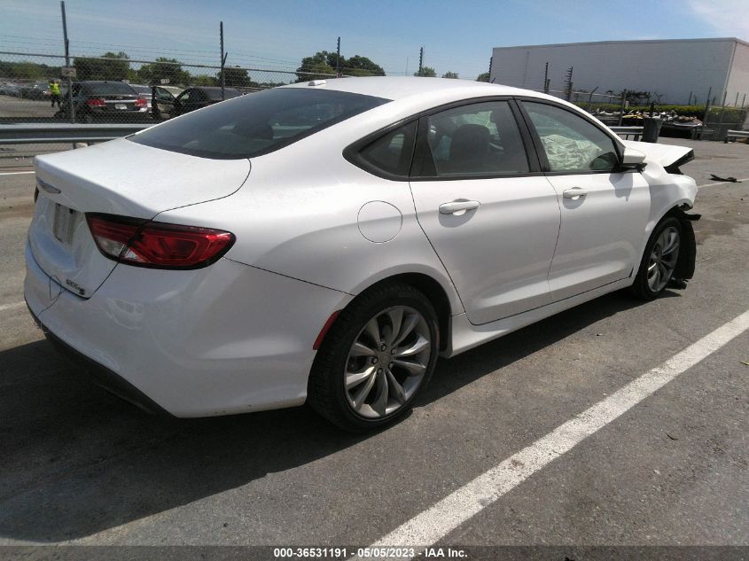 2015 CHRYSLER 200 S - 1C3CCCBB1FN670287
