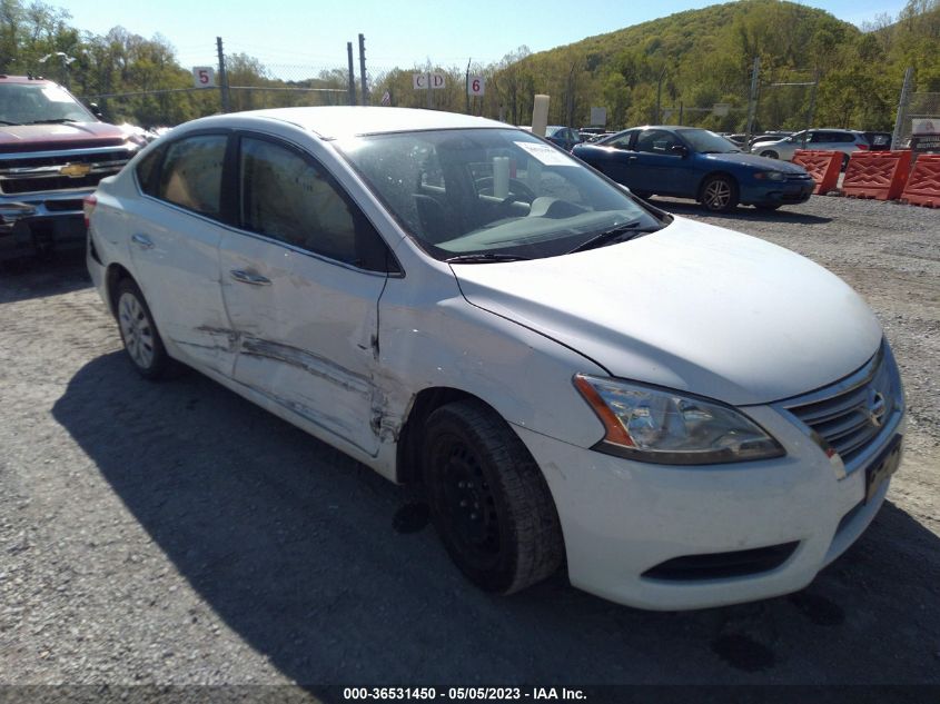 2015 NISSAN SENTRA S - 3N1AB7AP2FY333546