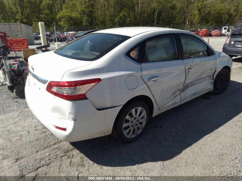 2015 NISSAN SENTRA S - 3N1AB7AP2FY333546