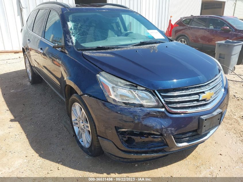 2015 CHEVROLET TRAVERSE LT - 1GNKRGKD9FJ158578