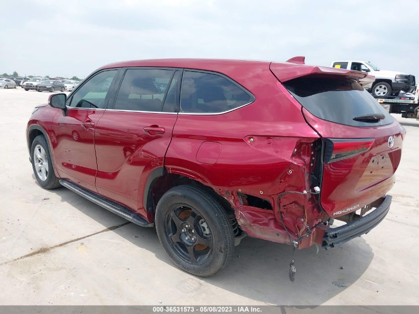 2020 TOYOTA HIGHLANDER LE/L - 5TDZZRAH4LS019321