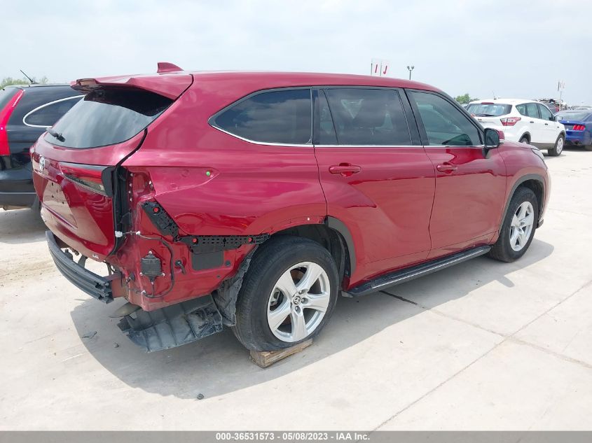 2020 TOYOTA HIGHLANDER LE/L - 5TDZZRAH4LS019321