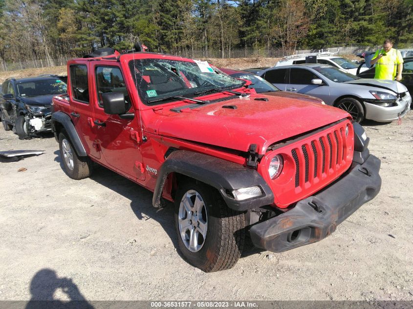 2019 JEEP WRANGLER UNLIMITED SPORT S - 1C4HJXDG6KW583691