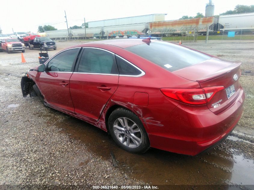 2016 HYUNDAI SONATA 2.4L SE - 5NPE24AF3GH299829