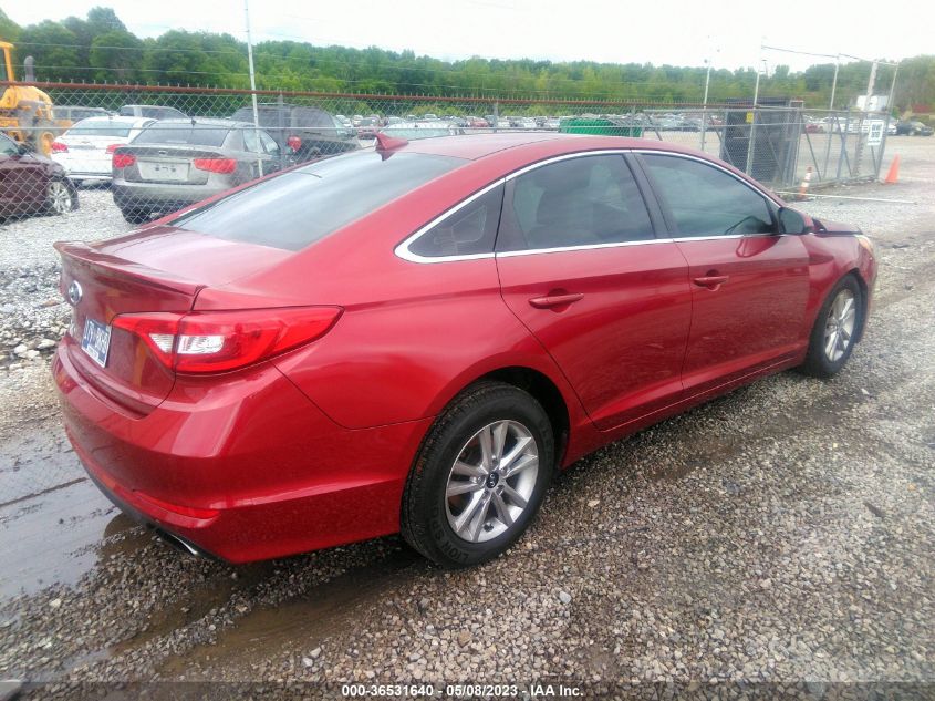 2016 HYUNDAI SONATA 2.4L SE - 5NPE24AF3GH299829