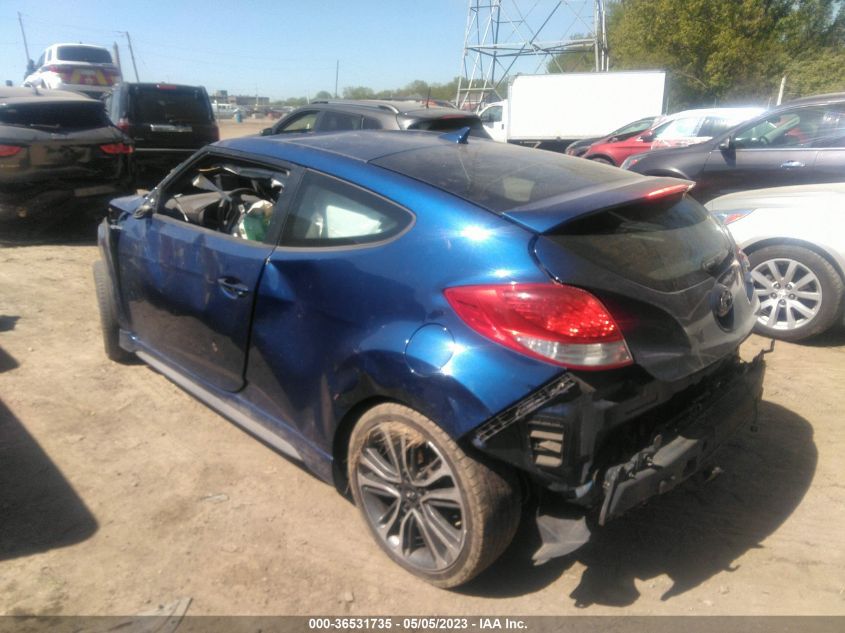 2016 HYUNDAI VELOSTER TURBO - KMHTC6AE9GU253642