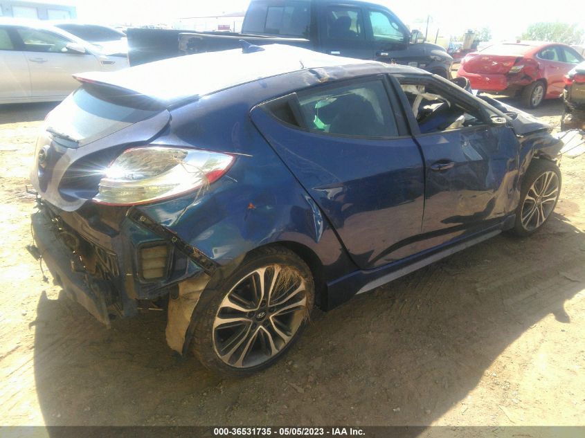 2016 HYUNDAI VELOSTER TURBO - KMHTC6AE9GU253642