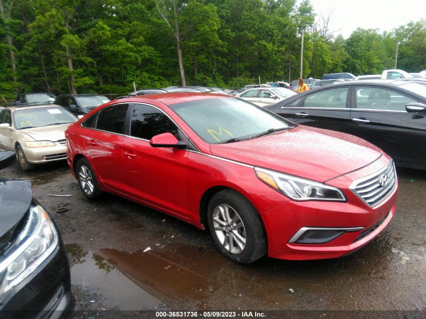 2017 HYUNDAI SONATA 2.4L - 5NPE24AFXHH501230