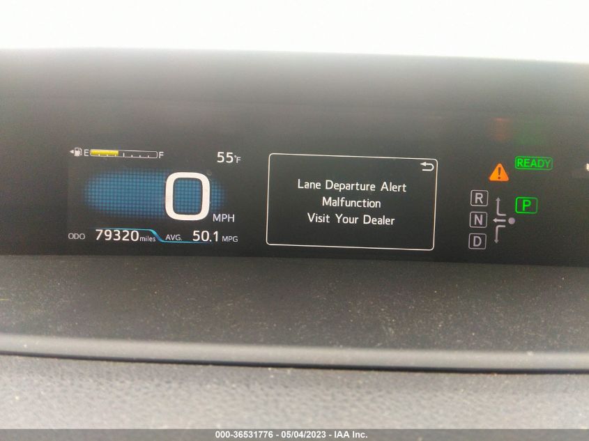 2016 TOYOTA PRIUS FOUR - JTDKARFU5G3017566