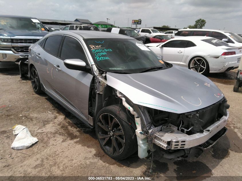 2018 HONDA CIVIC HATCHBACK SPORT - SHHFK7H42JU212303