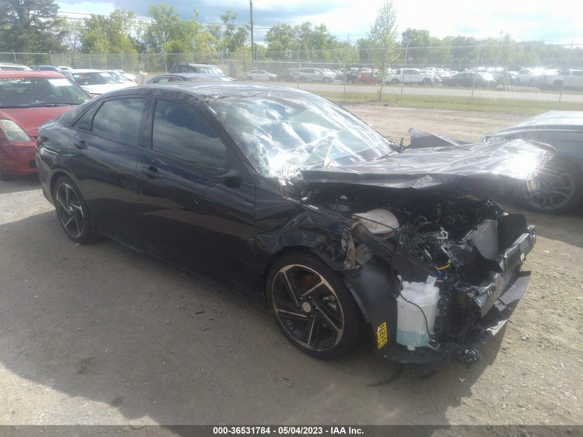 VIN KMHLR4AF8NU370248 2022 HYUNDAI ELANTRA N LINE