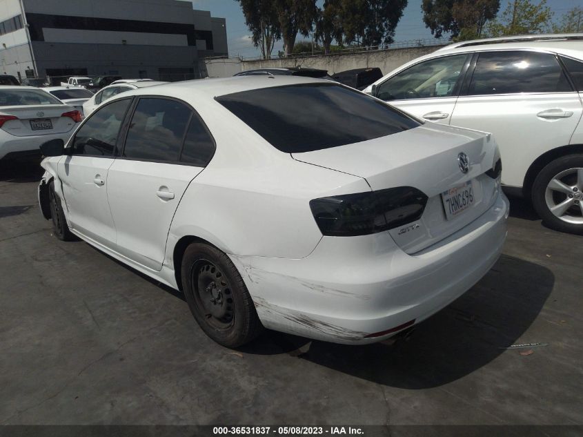 2014 VOLKSWAGEN JETTA SEDAN S - 3VW2K7AJ1EM416143