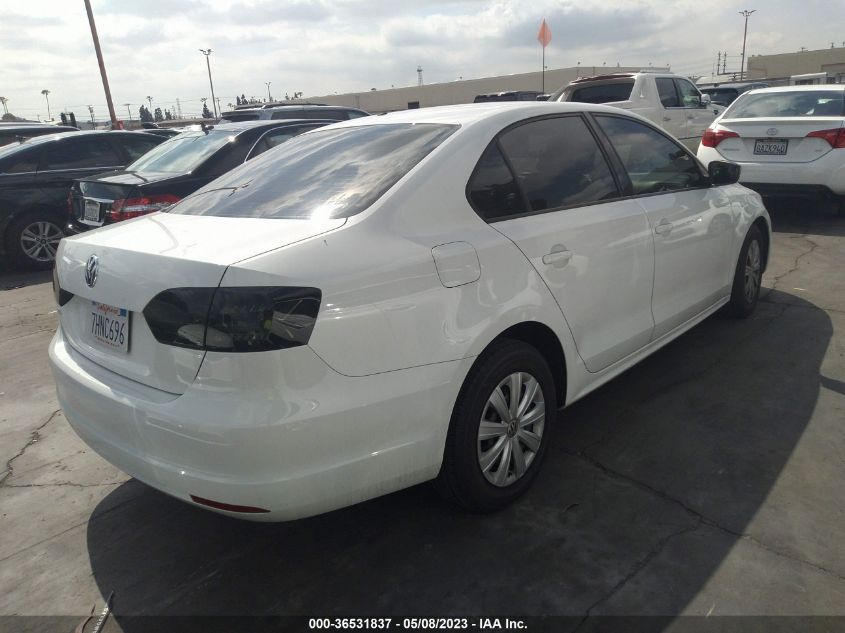 2014 VOLKSWAGEN JETTA SEDAN S - 3VW2K7AJ1EM416143