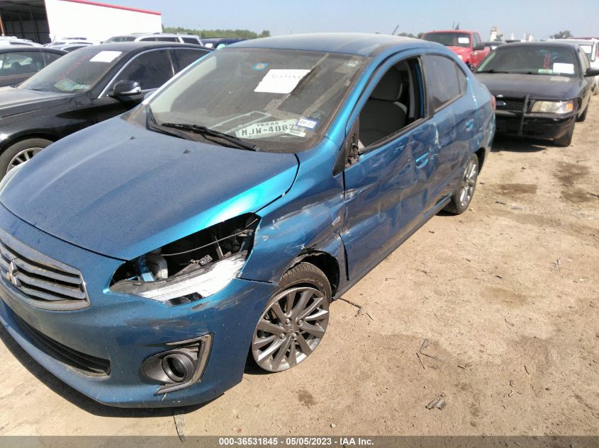 2019 MITSUBISHI MIRAGE G4 SE - ML32F4FJ2KHF13422