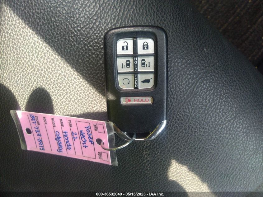 2022 HONDA ODYSSEY EX-L - 5FNRL6H77NB040443