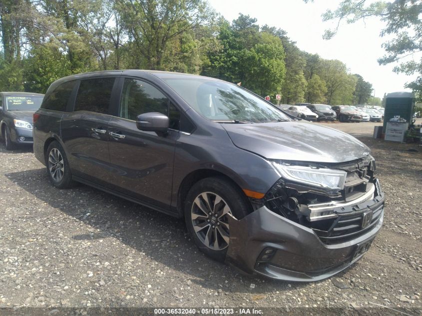 2022 HONDA ODYSSEY EX-L - 5FNRL6H77NB040443