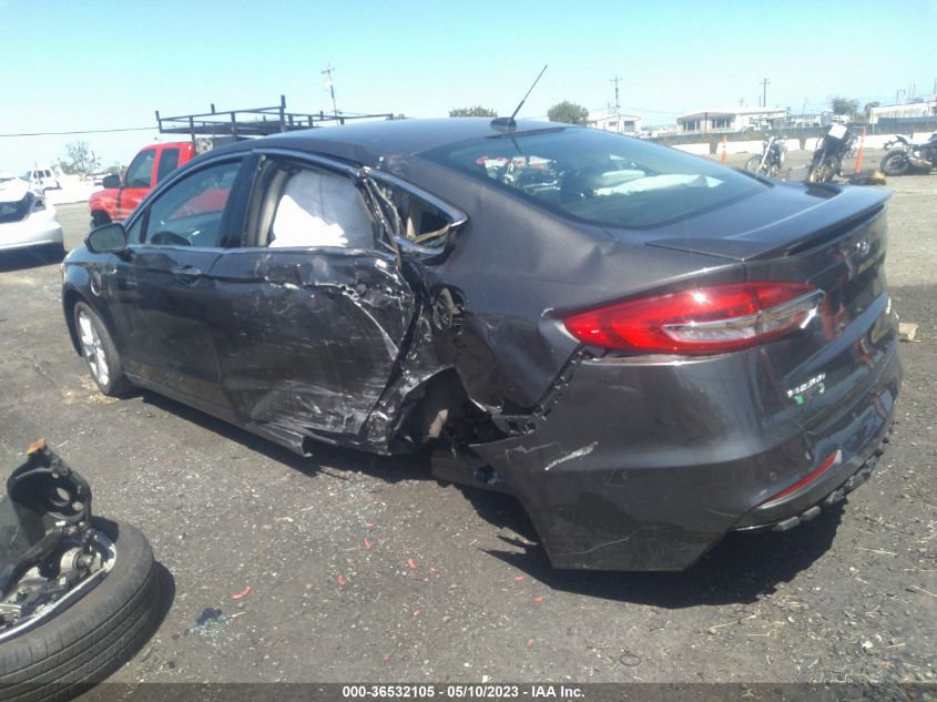2019 FORD FUSION ENERGI TITANIUM - 3FA6P0SU9KR286963