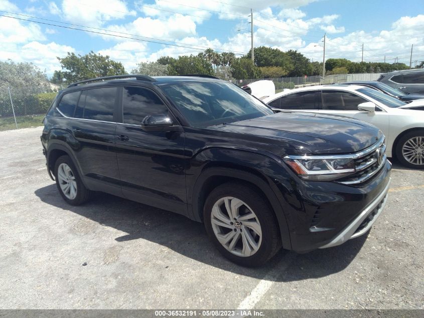 2022 VOLKSWAGEN ATLAS 3.6L V6 SE W/TECHNOLOGY - 1V2JR2CA6NC528267