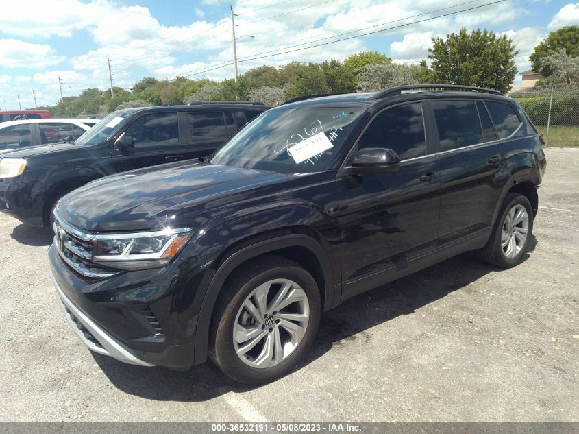 2022 VOLKSWAGEN ATLAS 3.6L V6 SE W/TECHNOLOGY - 1V2JR2CA6NC528267